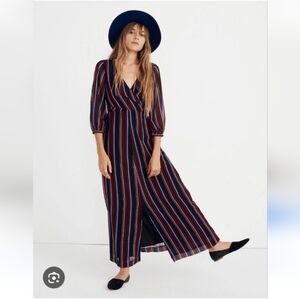 Banana Republic Striped Maxi Dress Size 6